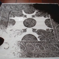 Eglė Ganda Bogdanienė - Kavos staltiesė ● Coffee Tablecloth - eglegandatextile