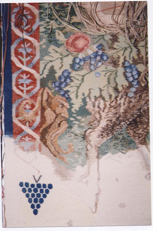 Eglė Ganda Bogdanienė - Dionizo puota (fragmentas) ● Dionysus' Feast (detail) - eglegandatextile